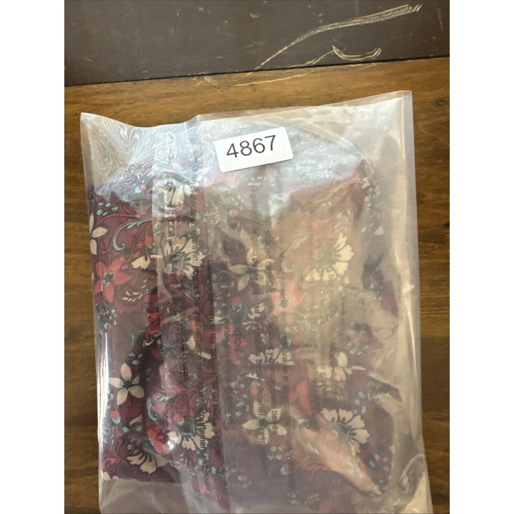 Hollister‎ Y2K Babydoll Sheer Top Small Burgundy Bc Floral Boho Peasant Festival - Picture 9 of 9